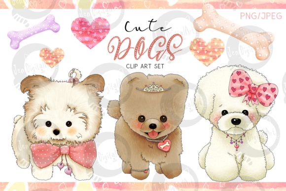 Download Cute Dogs | Designer Clip Art Set - Premium Resources