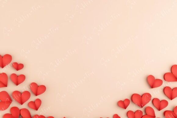 Download A Beautiful Arrangement of Red Paper - Premium Resources