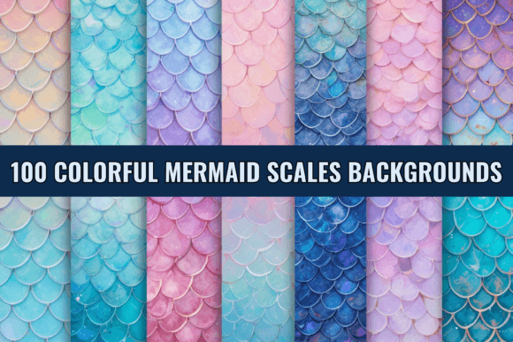Download Colorful Mermaid Scales Backgrounds 1 - Mermaid scales Collection