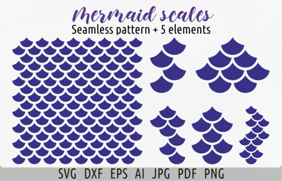 Download Mermaid Scales Seamless Pattern Svg Png - Mermaid scales Collection