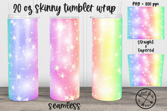 Download Unicorn Glitter Rainbow Stars Tumbler - Rainbow stars Collection