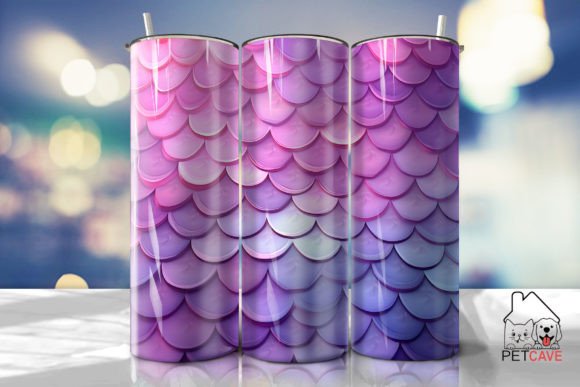 Download Purple Mermaid Scales Tumbler 20oz 7 - Mermaid scales Collection